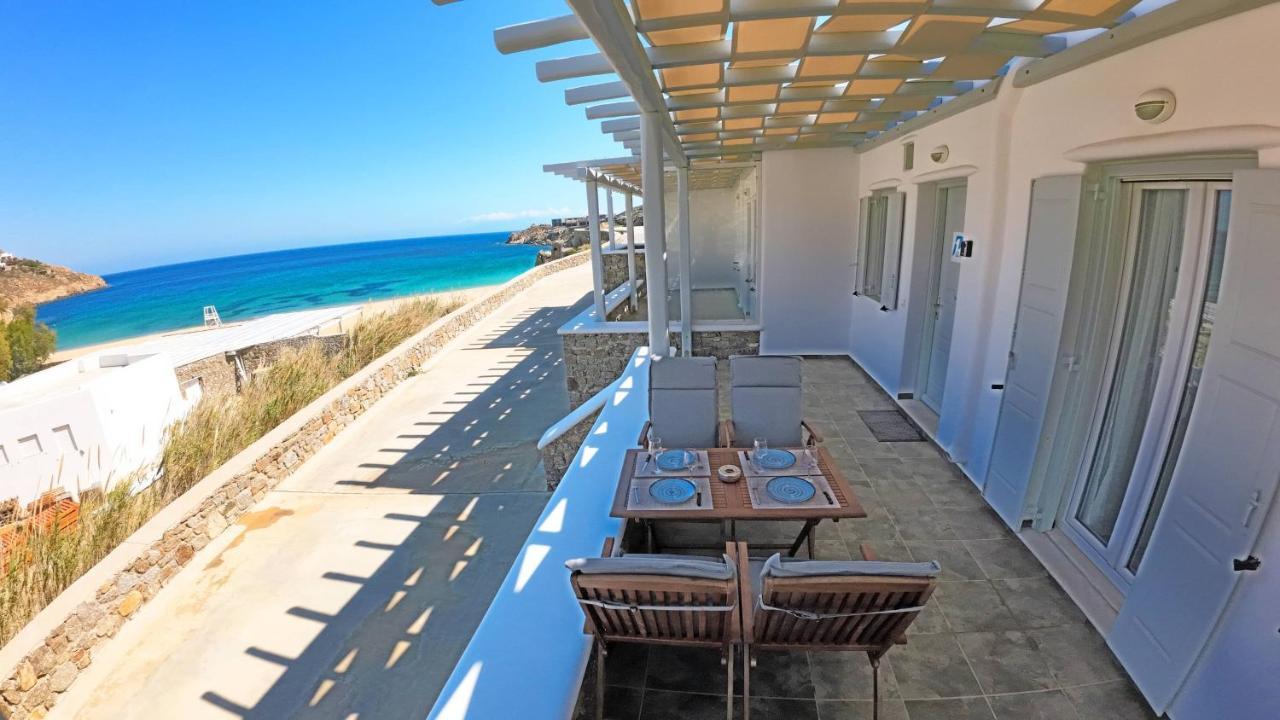 1Path Wave Mykonos Super Paradise Beach House Mykonos Town Bagian luar foto