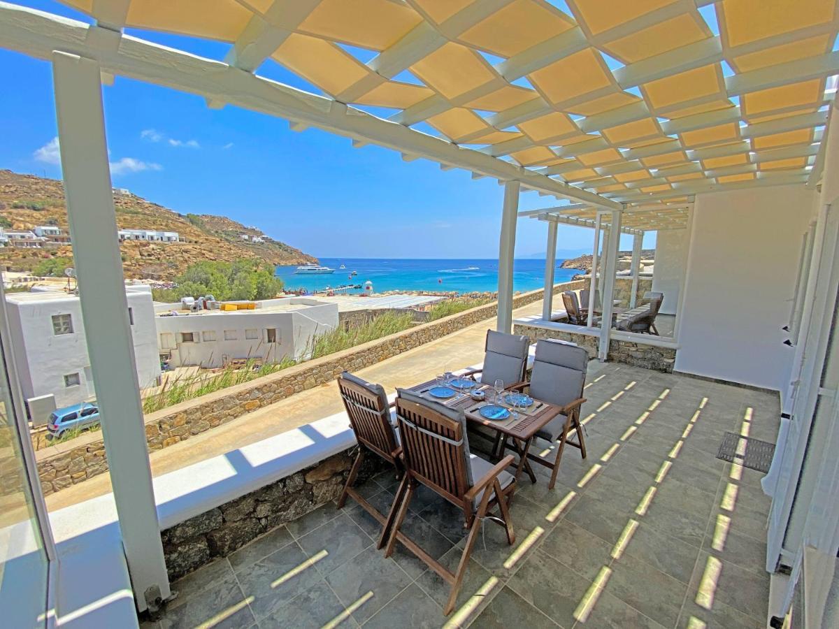 1Path Wave Mykonos Super Paradise Beach House Mykonos Town Bagian luar foto