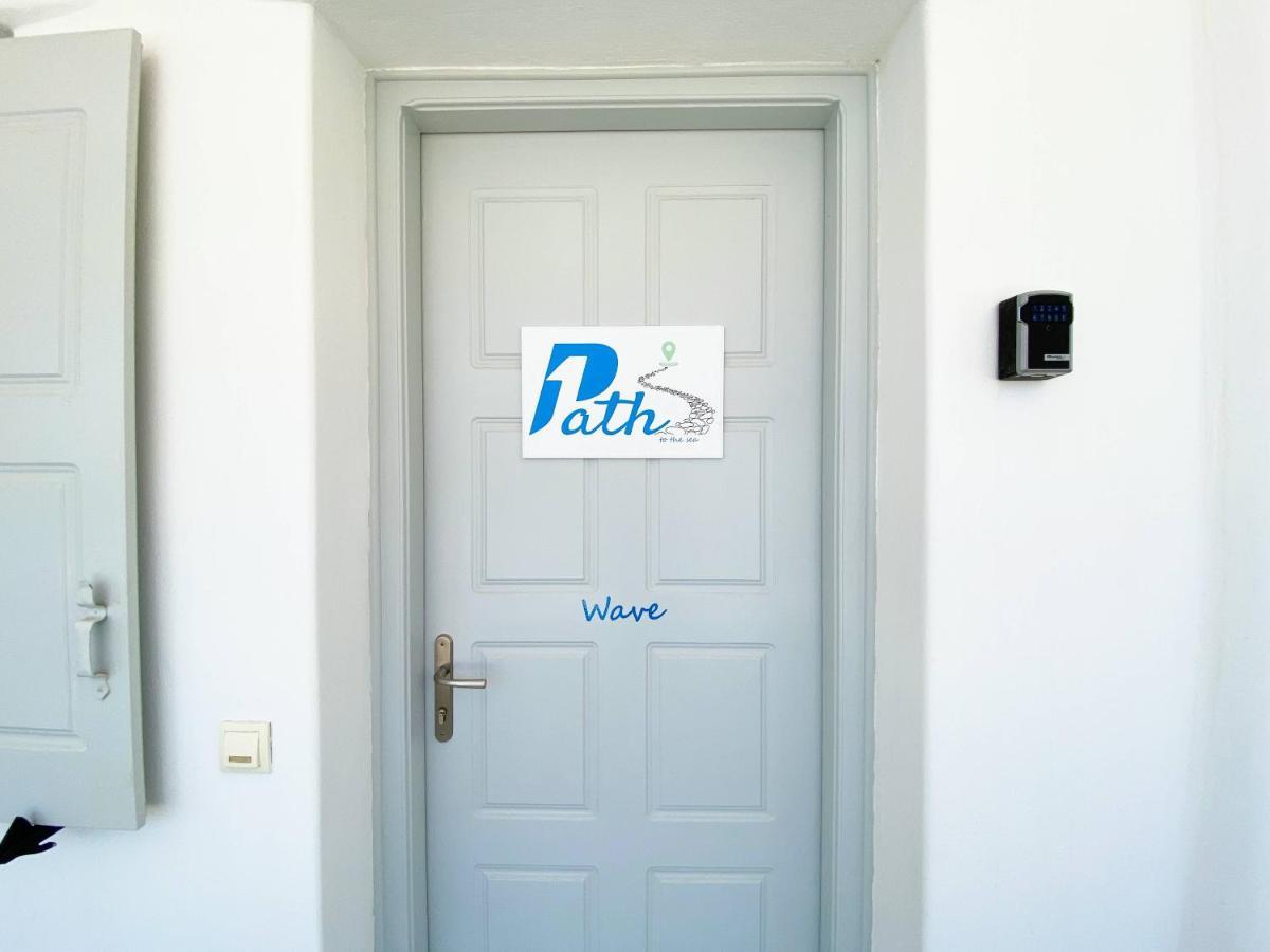 1Path Wave Mykonos Super Paradise Beach House Mykonos Town Bagian luar foto