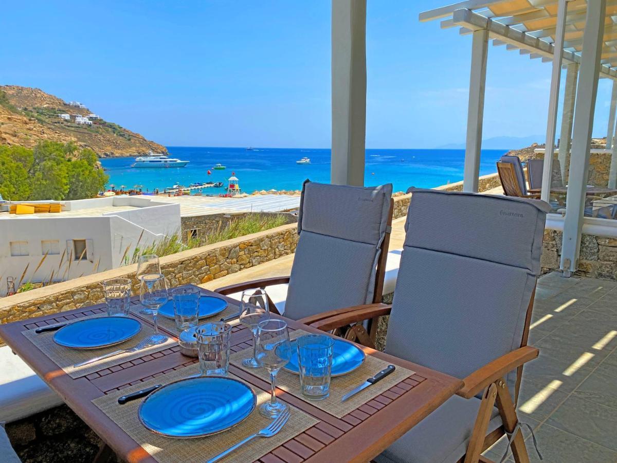 1Path Wave Mykonos Super Paradise Beach House Mykonos Town Bagian luar foto